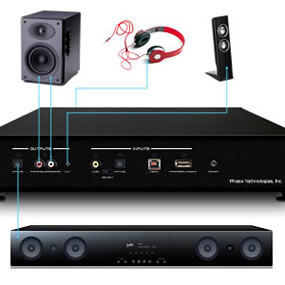 thunder underbass and a variety of powered speakers